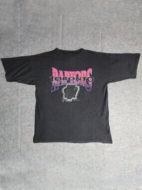 VTG GRAIL 1993 Toronto Raptors T-Shirt - Magic Johnson T’s - Rare Expansion Era